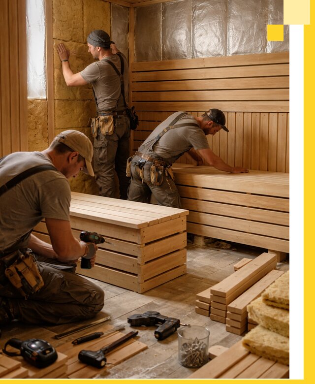 Профессиональное строительство саун под ключ в Губкине