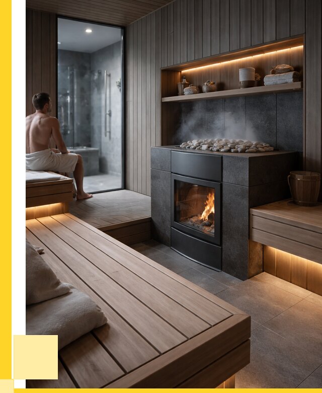 Проект сауны в частном доме в Губкине от 35553 р. | ЭриданГбк