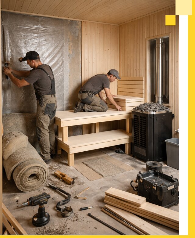 Проекты саун под ключ в Губкине дизайн и строительство