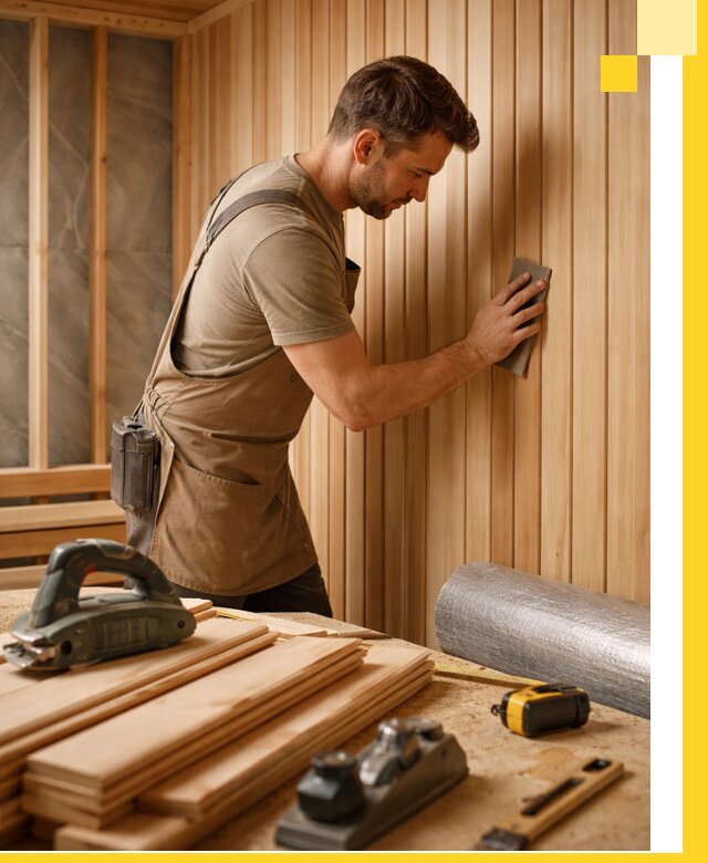 Профессиональная отделка саун и парных под ключ в Губкине