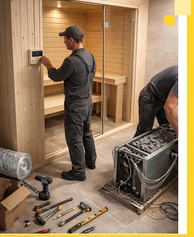 Поставка, установка и монтаж электрических саун в Губкине