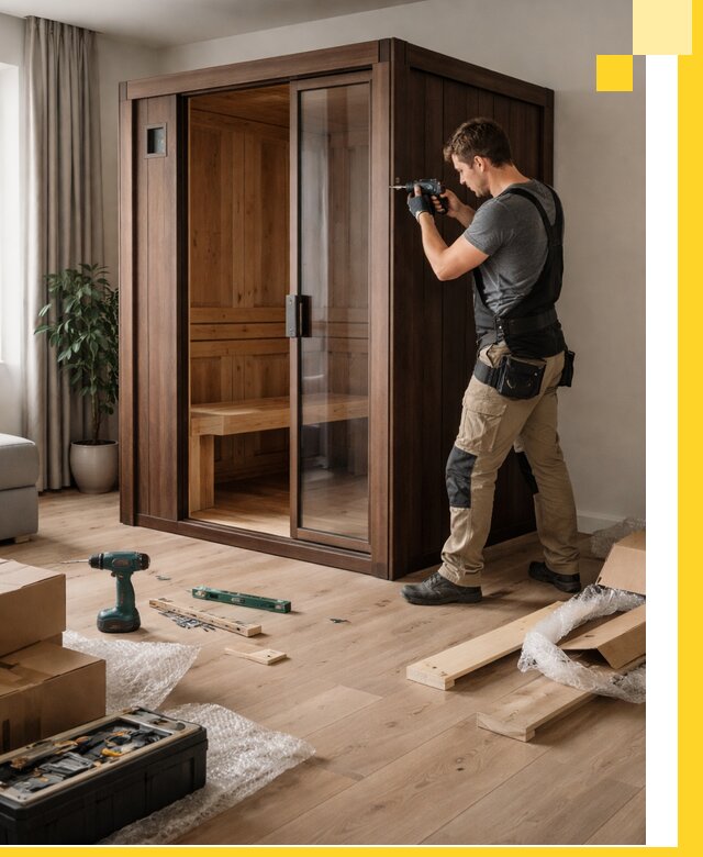 Установка и производство мини саун под ключ в Губкине