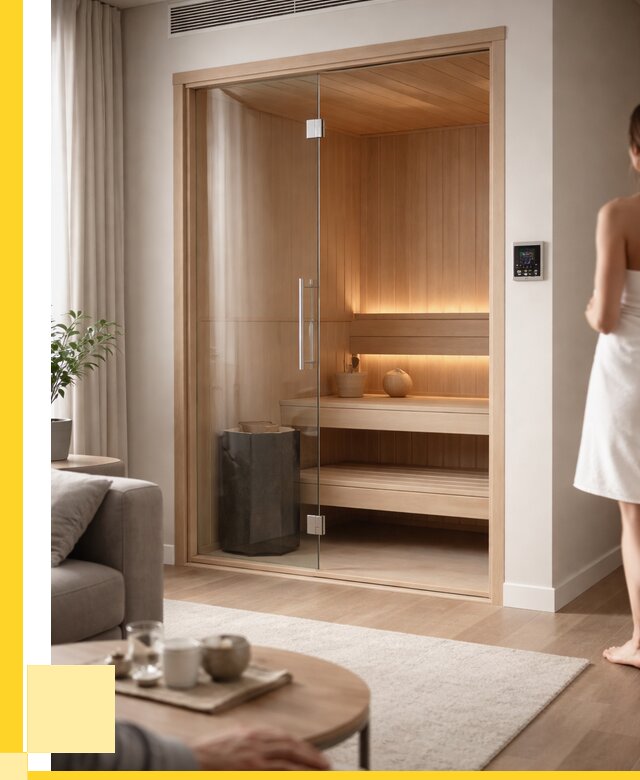 Сауна в квартире под ключ в Губкине от 121896 р. ЭриданГбк