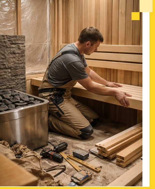 Сауны для дома под ключ с проектированием и монтажом в Губкине