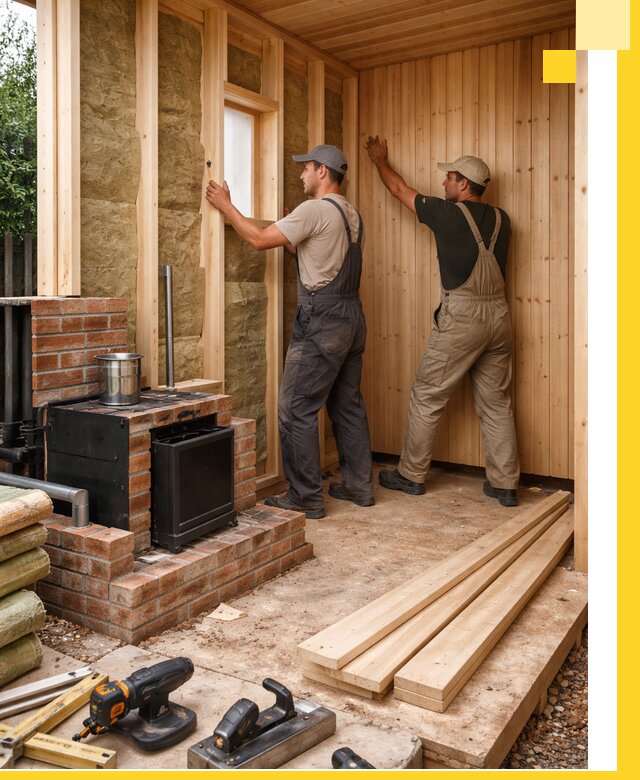 Строительство и установка дачных саун под ключ в Губкине