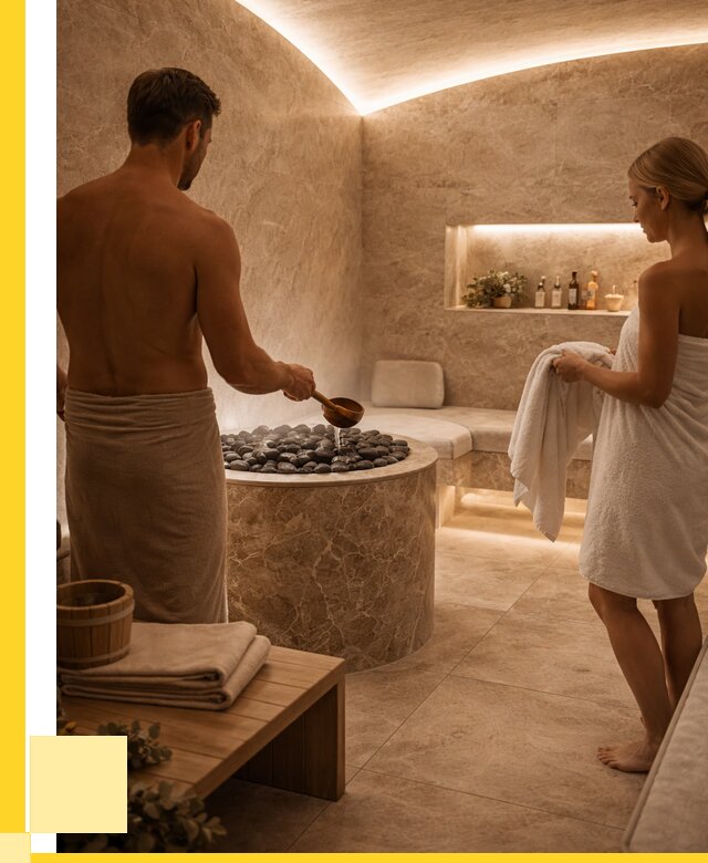 Сауны с хамамом в Губкине от 355530 р. – проекты и монтаж | ЭриданГбк