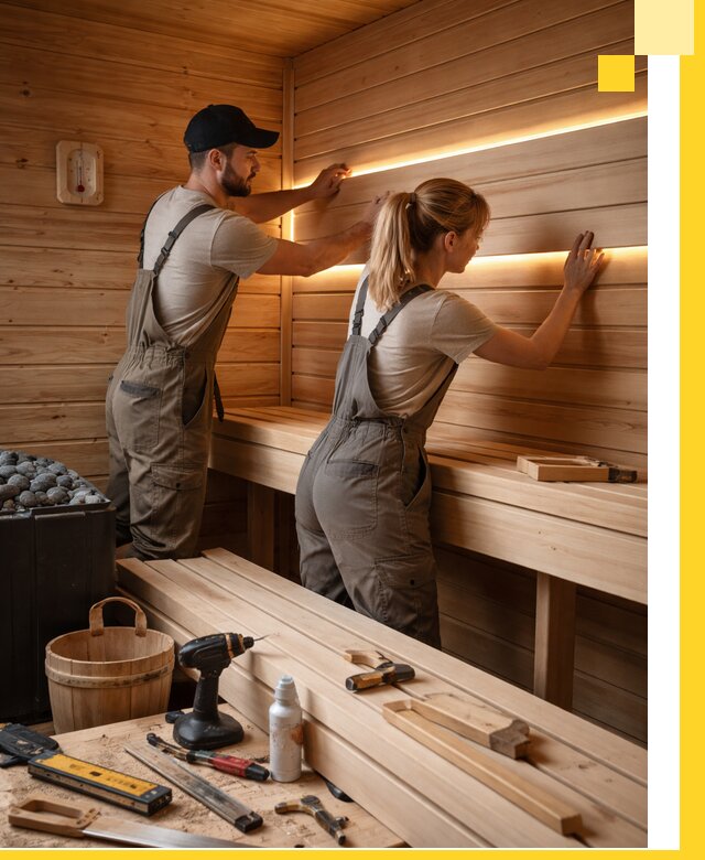 Дизайн саун и бань под ключ с индивидуальным проектом в Губкине