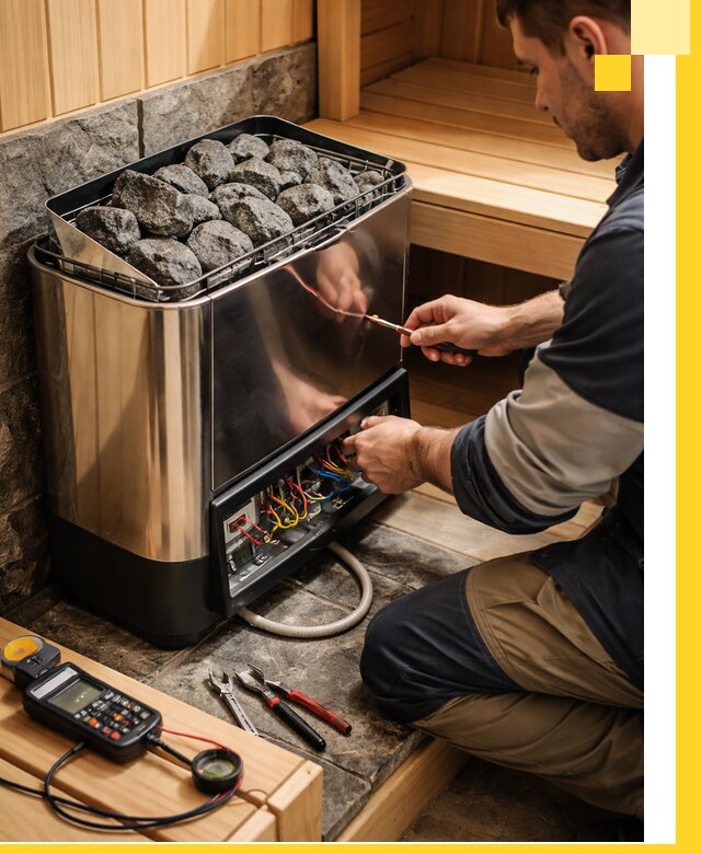 Продажа и установка электрокаменок для саун в Губкине