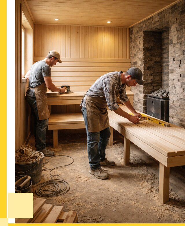 Отделка бани в Губкине: внутренняя отделка от 3047 р. | ЭриданГбк