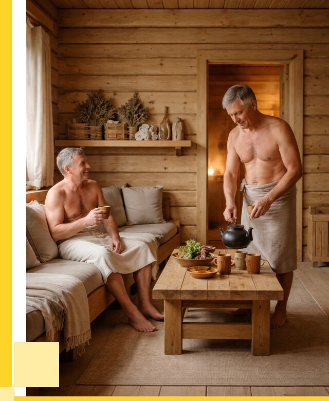 Бани с комнатой отдыха под ключ в Губкине от 457110 р. | ЭриданГбк