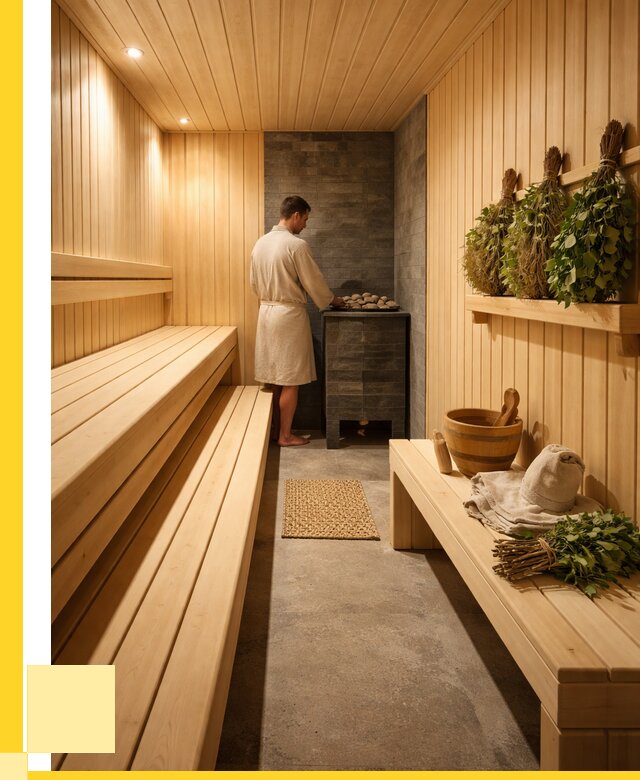 Отделка парной под ключ в Губкине от 355530 р. | ЭриданГбк