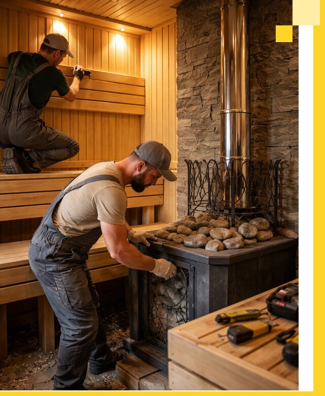 Комплексный дизайн бань, саун и зон отдыха в Губкине