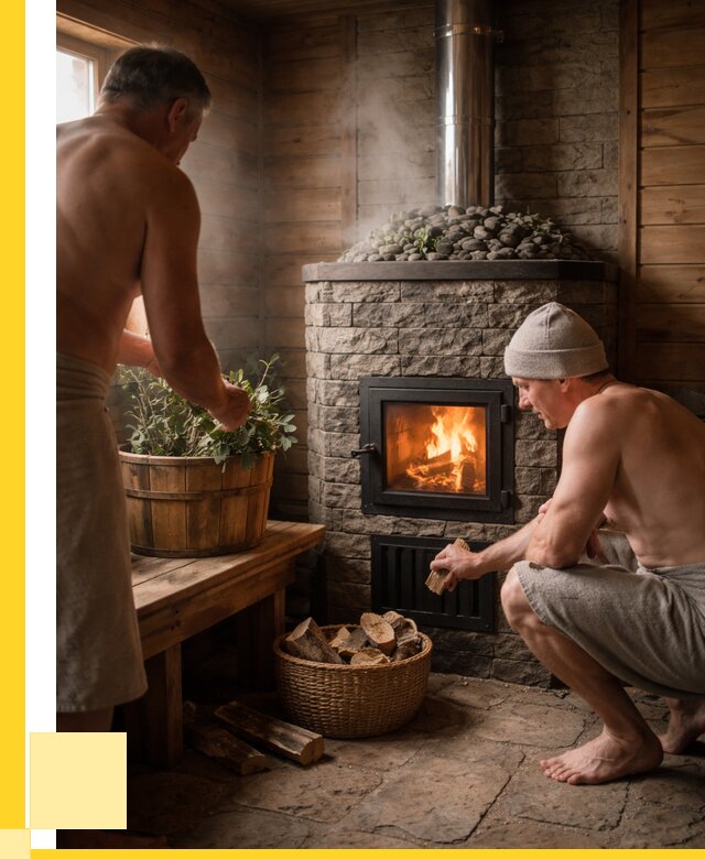 Банные печи под ключ в Губкине от 45711 р. | ЭриданГбк кирпичная