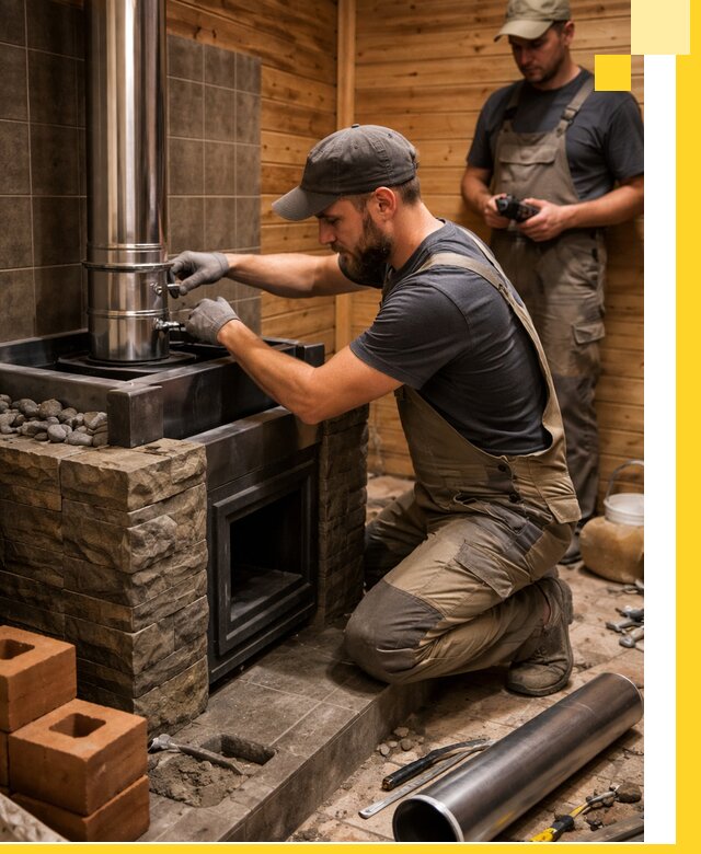 Изготовление и установка банных печей под ключ в Губкине