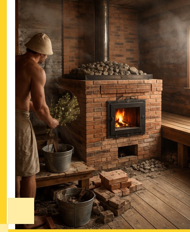 Кирпичные банные печи в Губкине от 91422 р. | ЭриданГбк