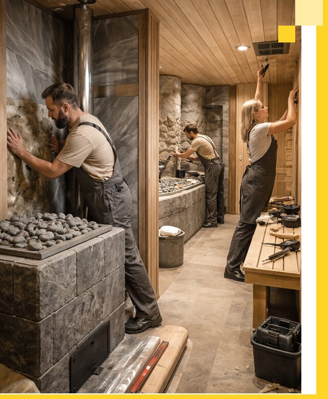 Строительство бань и SPA процедур в Губкине под ключ и отделкой