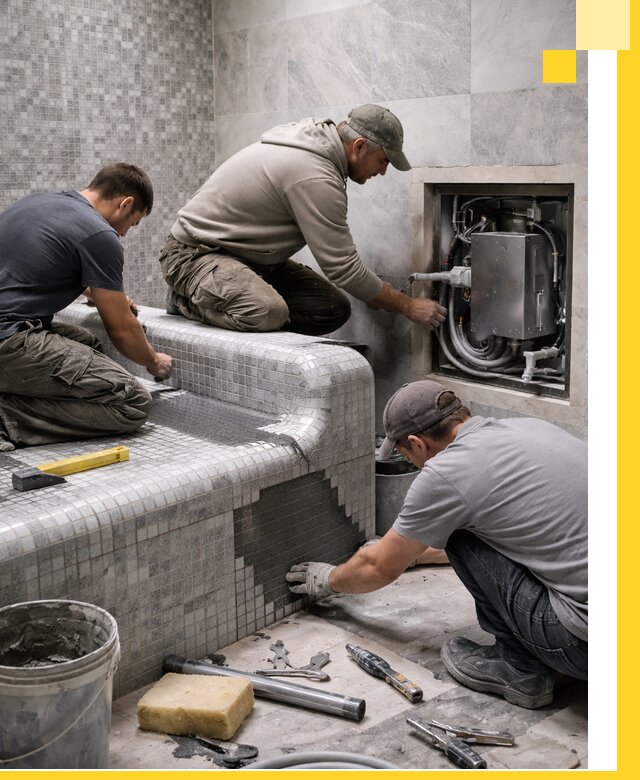 Проекты хамамов под ключ в Губкине и дизайн и строительство