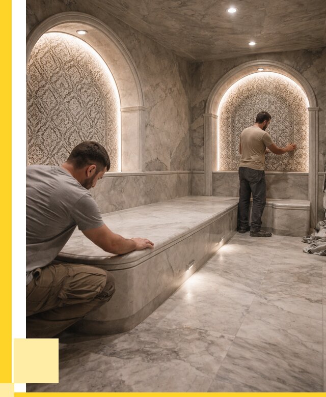 Турецкие бани под ключ в Губкине от 253950 р. | ЭриданГбк