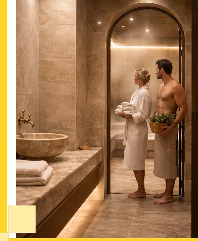 Проект и монтаж сауны и хамама в Губкине от 355530 р., ЭриданГбк