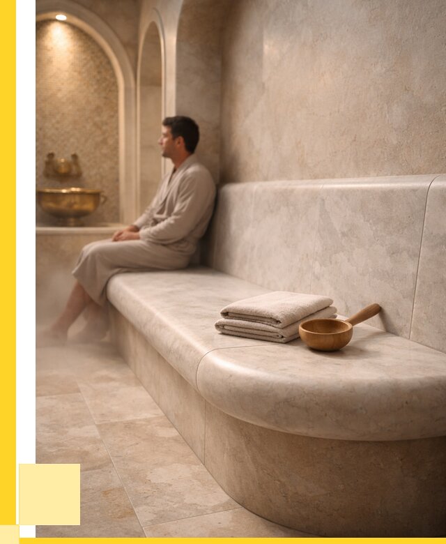 Сиденья для хамама в Губкине под ключ от 12190 р. | ЭриданГбк