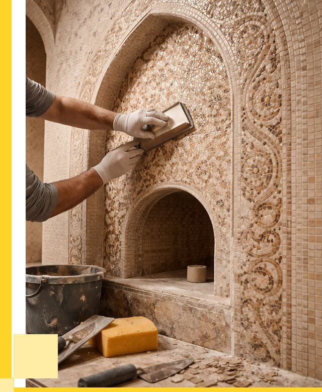 Мозаика для хамама в Губкине под ключ от 5079 р. | ЭриданГбк