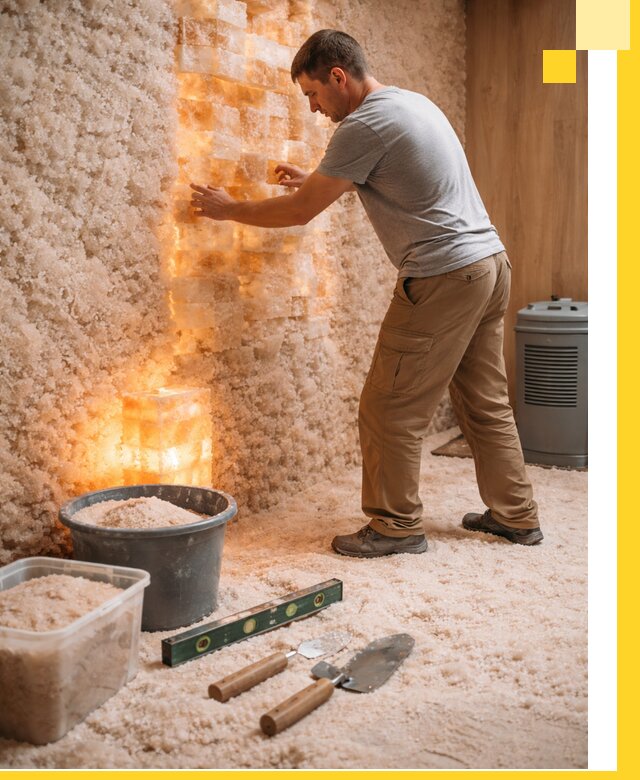 Проектирование и монтаж соляных комнат в Губкине под ключ