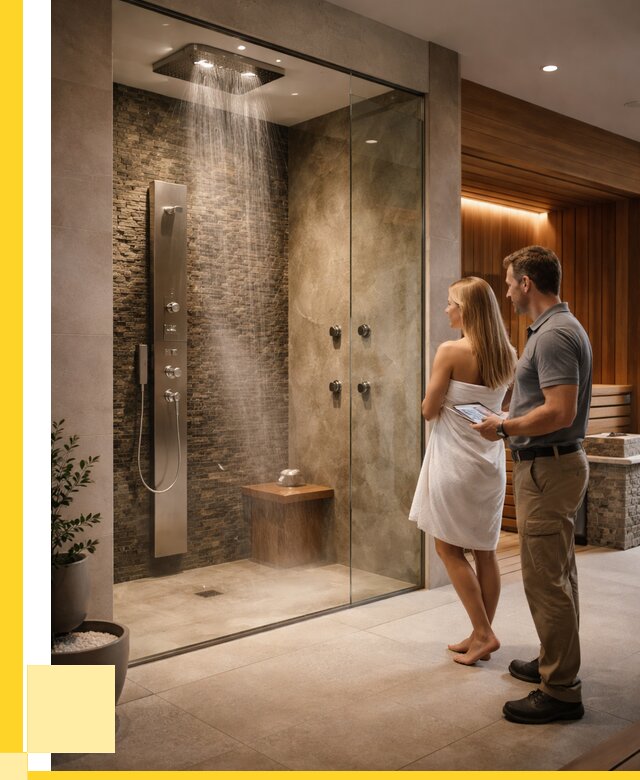 Купить душ впечатлений для дома в Губкине от 86343 р. | ЭриданГбк